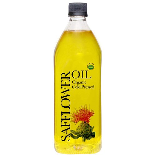 Daana Safflower Oil: Certified USDA Organic, Extra Virgin, Cold Pressed, High Oleic (34 Fl oz)