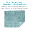 Pure Enrichment® PureRelief® Ultra-Wide Microplush Heating Pad - 20” x 24” XXL Size & 6 Heat Settings for Temporary Neck, Shoulder & Back Pain Relief - Moist Heat Option & Machine Washable (Sea Glass)