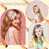 Back to School Hair Clips Cute Hair Clips Pencil Bows Hair Barrettes Blackboard Bow Hairpin Polka Dot Bow Hair Accessories Big Bow Hairpin White Pink Yellow 1 PCS