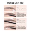 Erinde Tinted Eyebrow Mascara, Waterproof Brow Tint Volumizing Eyebrow Shaping Makeup Gel, Thickening Eye Brow Tint Makeup, Smudge-Resistant, Flake-Resistant, Cruelty-Free，01 Brown