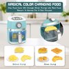 Toy Air Fryer for Kids Kitchen Playset, Chef Pretend Play kitchen Accessories with Color Changing Play Food, Cooking Game with Fries, Kids Toys with Sound & Light, Camp Kitchen Set for Toddler 3-5 5-7