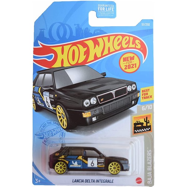 Hot Wheels Lancia Delta Integrale, [black] 51/250 Baja Blazers 6/10