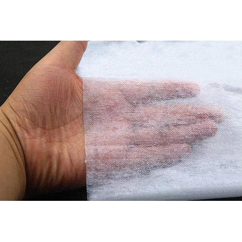 Iron on Interfacing Nonwoven Lightweight Sigle-Side Fusible Stabilizers DIY,White,39.37"x3.28 Yard