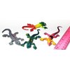 UpBrands 24 Painted Stretchy Lizards Toys 3 Inches Bulk Set, 4 Models, Kit for Birthday Party Favors for Kids, Goodie Bags, Easter Egg Basket Stuffers, Pinata Filler, Classroom Prizes