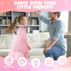 Vicloon 11PCS Princess Cape Set, Princess Dress Up Cloak With Crown, Wand, jewelry, and bag, Princess Dress Up Clothes for Little Girls, Princess Cape for 3+ Year Old Christmas Birthday Gifts(Pink)