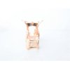Rose gold silver or dark silver tone circles metal hair claw clip for medium (Primary color: Rose gold)