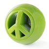 Planet Dog Orbee-Tuff Nooks Green Peace Sign Treat-Dispensing Dog Toy