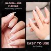 Makartt Nail Tips Short Coffin Nails 500pcs Press on Nails Full Cover Fake Nails Ballerina Clear Nails for Nail Extension Soak Off False Nails 10 Sizes Acrylic Nails for Gel Polish Salon DIY Nail Art