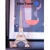 Rolife 3D Wooden Puzzle Wooden Craft Kit Eiffel Tower Model Kit Brain Teaser Games Laser-Cut Building Kits-Model Toy Educational Activity-Best Birthday for Kids to Build