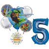 TMNT Theme 5th Birthday Party Supplies Ninja Turtle Mayhem Balloon Bouquet Decorations