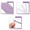 21 Pcs Nail File 80/80 Grit Nail Files,Gray Double Sided Emery Boards,Professional Nail Files for Natural and Acrylic Nails