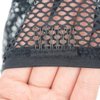 YANTAISIYU 1 pc Black Crochet Wig Cap Headband Wig Cap with Adjustable Headband Weaving Wig Base for Wig Making