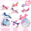 JOYIN 28 Valentines Day Foam Airplanes Greeting Cards with Valentine’s Punchline for Kids School Classroom Exchange Prizes Gift Supplies, Planes Party Favor