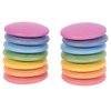 TickiT 73997 Rainbow Wooden Discs - Set of 14 - Loose Parts Wooden Toy for Babies and Toddlers 10m+ - Inspire Curiosity and Open-Ended Play