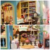 Foyucool DIY Miniature House Kit, Dollhouse Kit with Furnitures, 1:24 Mini House Making Kit for for Adult to Building, Halloween/Home Decorations/Gifts for Family and Friends, Tailor's Store