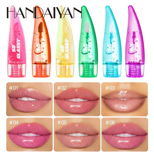 BIOKUSY Lip Glow pH Lip Color Changing Lip Gloss - Thermal Discoloration, Tinted Plumping Lip Oil with Long Lasting Moisture & Natural, Radiant Finish(#03)