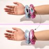 Women Shiny Metallic Scrunchies with zipper pouch tie dye scrunchies for girls secret zipper pocket scrunchies Tie Hidden Pocket scrunchies Hair Bands Soft Stash Hair Elastic Ties for Vsco Girl Stuff