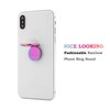 lenoup Rainbow Cell Phone Ring Stand Holder,Purple Multicolor Ring Grip Kickstand,360 Rotation Metal Finger Ring for Almost All Phones,Pad