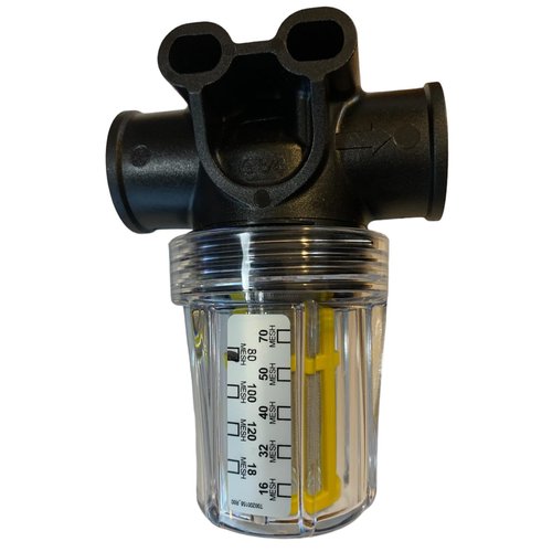 Sellerocity Pressure Washer & General Use Water Filter with Stainless Steel Mesh Element, Filters Debris On Low Pressure Side Of Pump or Water Source, 3/4 Inch NPT Size Female Threaded