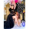 17 Balloon Numbers 40 In, 17th Birthday Decorations for Boys Girls, 71st Happy Birthday Party Decorations Big Foil Mylar Balloons, Black Panther Birthday Decorations