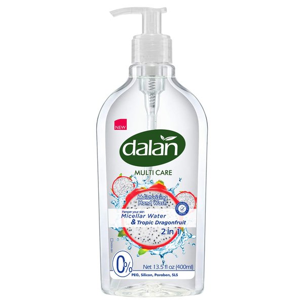 Dalan Tropic Dragonfruit Multicare Ultra Moisturizing Liquid Hand Soap for Normal and Dry Hands Fresh Clean and Soft Feeling (13.5 Fl Oz / 400 mL (Pack of 1))