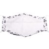 Washable Summer Cotton Face Mask Made in USA, A3F White Floral