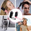Travel Hair Brush with Mirror, 2 PCS Folding Comb Hair Massage Comb Compact Hair Brush Mini Hair Brush for Purse Small Wet Hair Brush for Women Men