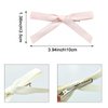 24 PCS Mini Bowknot Hair Clips Sweet Hair Bows Pink Bow Hair Clips Hair Barrettes for Teens Kids Ribbon Alligator Hair Bow Clips Hair Accessories for Women Girls Toddlers