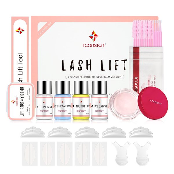 2024 Upgraded Lash Lift Kit, Semi-Permanent Eyelash Perm, Salon Quality