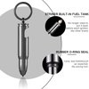 Morisk 2 Pack Permanent Match Keychain Multitool with Bottle Opener & Glass Breaker, Waterproof Flint Fire Starter Fluid Refillable, Forever Never Ending Matches Strike Anywhere for Survival