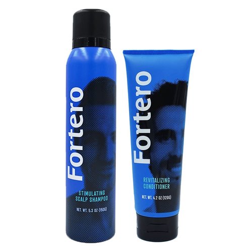Fortero Shampoo and Conditioner Hair Growth Kit –Shampoo & Conditioner for Hair Growth – Increase Gloss, Shine and Reduce Frizz & Itchy Scalp for All Hair Type (Set of (1))