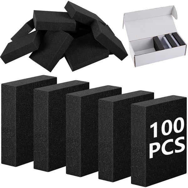 codree 100 Pcs Card Dividers Foam- 40D High Elasticity Sponge Trading Card Dividers- Shock Absorbing Card Sponge Separators Inserts for Storage Boxes Games Sports Cards Protection