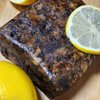 Aroma Depot Lemon Raw African Black Soap 1 lb / 16 oz 100% Natural soap for Acne, Eczema, Psoriasis, Scar Removal Face And Body Wash. Handmade