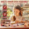 Wowood Super Creator-Mini Blocks Model Building Set for Adults, Miniature Plastic House Kit Super Store-Building Blocks Toys for Teens 8-12, DIY Crafts/Hobbies for Teens&Adults (Yum Yum Burgers)