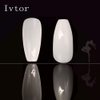 600Pcs Nature Ballerina Fake Nails Coffin Full Cover Acrylic False Nails10 Sizes DIY Nail Art At Home