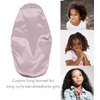 SENGTERM Kids Long Satin Bonnet Girls Sleeping Cap Braids Bonnet for Long Curly Hair