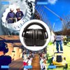 G & F Products NRR 26dB up to 41dB Highest NRR Safety Muffs-Professional Defenders Adjustable Headband Ear Protection, Shooting Hearing Protector Earmuffs Fits Adults To Kids, Blue