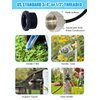 Tesmotor Misters for Outside Patio, 26FT Misting Line + 9 Brass Nozzles Misting System for Cooling, Outdoor Misters for Patio Garden Lawn Pool Umbrella Trampoline