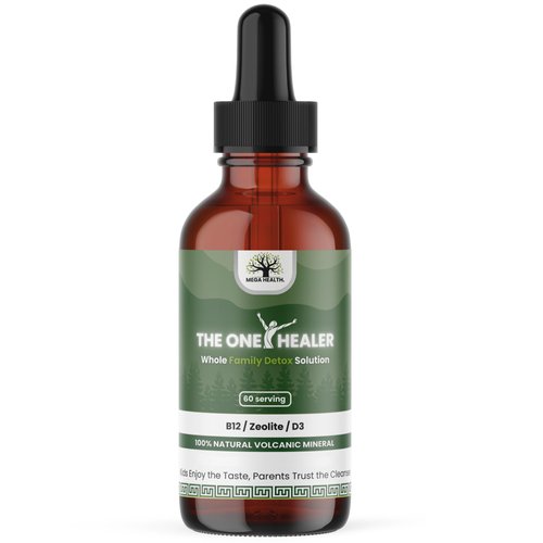 The One Healer Zeolite Detox for Kids & Adults – Pure Zeolite Drops with Methyl B12 and Vitamin D3 for Heavy Metal Detox and Full Body Cleanse – Advanced Natural Formula - 2oz Liquid Drops Supplement