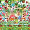 Farm Animals Party Supplies,Farm Barn Animal Themed Party Decorations & Tableware Set,Include Banner,Hanging Swirl,Balloons,Plates,Napkins,and More,for Farm Animals Theme Birthday Party Decorations
