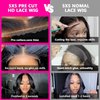 Turuwu 26Inch Wear and Go Glueless Wigs Human Hair Pre Plucked Pre Cut 180% Density 5x5 HD Lace Closure Wigs Human Hair Body Wave Lace Front Wigs Human Hair for Women Natural Color