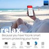 Smart Wireless Temperature Sensor/Humidity Sensor Wide Range (-22 to 158 Degrees) for Freezer Fridge Monitoring Pet Cage/Tank Monitoring, Smartphone Alerts, Compatible with Alexa IFTTT - Hub Included