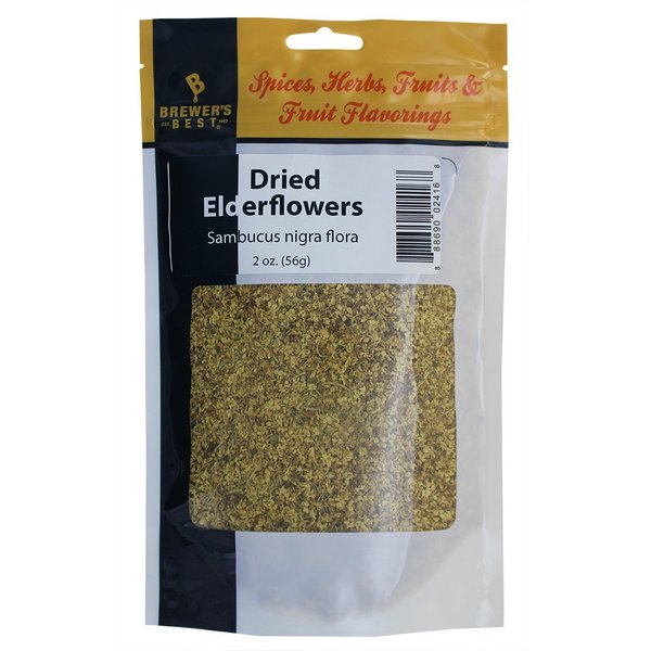 Brewer's Best Brewing Herb's and Spices - Dried Elderflowers, 2 oz