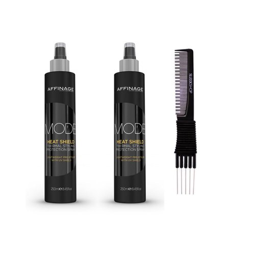 yper Asp Mode Heat Shield Lightweight Pre-Styler (8.45 oz) with Teasing Comb Pack 2