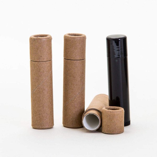 5 mL Kraft Paperboard Lip Balm/Salve/Cosmetic/Lotion Tubes x25