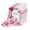 koelf PETITFEE Rose Petal Satin Foot Mask (5pairs) - Intensive Nourishing Socks, Rose Scented Foot Repair Masks with Peptide, Collagen, Shea Butter, Urea for Silky Smooth Feet, Foot Treatment