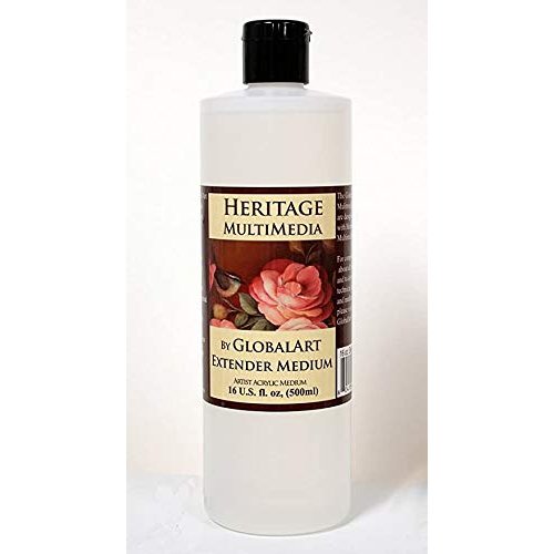 Jansen Art Studio Extender Medium for Heritage Acrylics (16 oz)