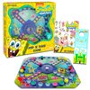 Nickelodeon Spongebob Squarepants Pop Up Board Game - Bundle with Spongebob Board Game for Kids with Pop Up Dice Plus Tattoos, More | Spongebob Games for Birthday Party