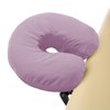 Saloniture 4-Pack Premium Microfiber Face Cradle Covers - Ultra Soft Fitted Massage Table Cradle Cover - Lavender