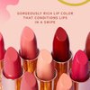 FLOWER BEAUTY Petal Pout Lipstick - Cruelty Free - Nourishing & Highly Pigmented Lip Color with Antioxidants (Hibis-Kiss - Matte)